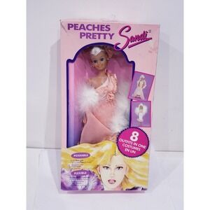 Vintage 1988 Peach Pretty Sandi Doll By Totsy